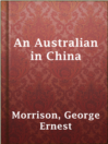 Imagen de portada para An Australian in China